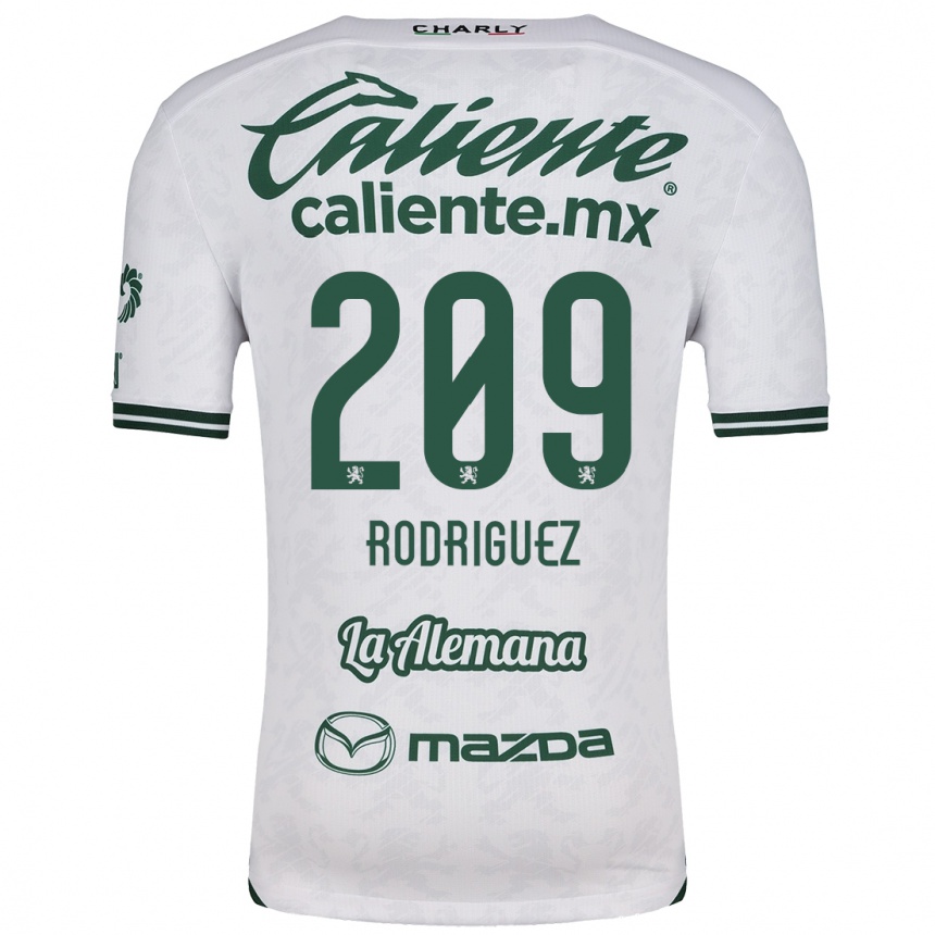 Vyrai Víctor Rodríguez #209 Balta Žalia Išvykos Marškinėliai 2024/25 T-Shirt