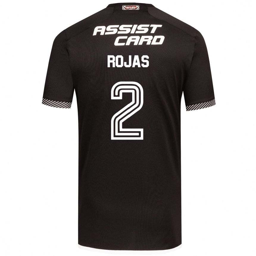 Vyrai Jeyson Rojas #2 Juoda Balta Išvykos Marškinėliai 2024/25 T-Shirt