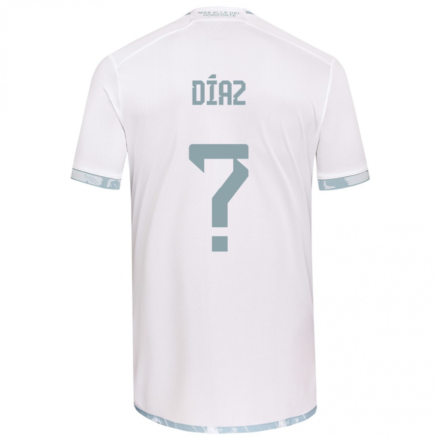 Vyrai Antonio Díaz #0 Balta Pilka Išvykos Marškinėliai 2024/25 T-Shirt