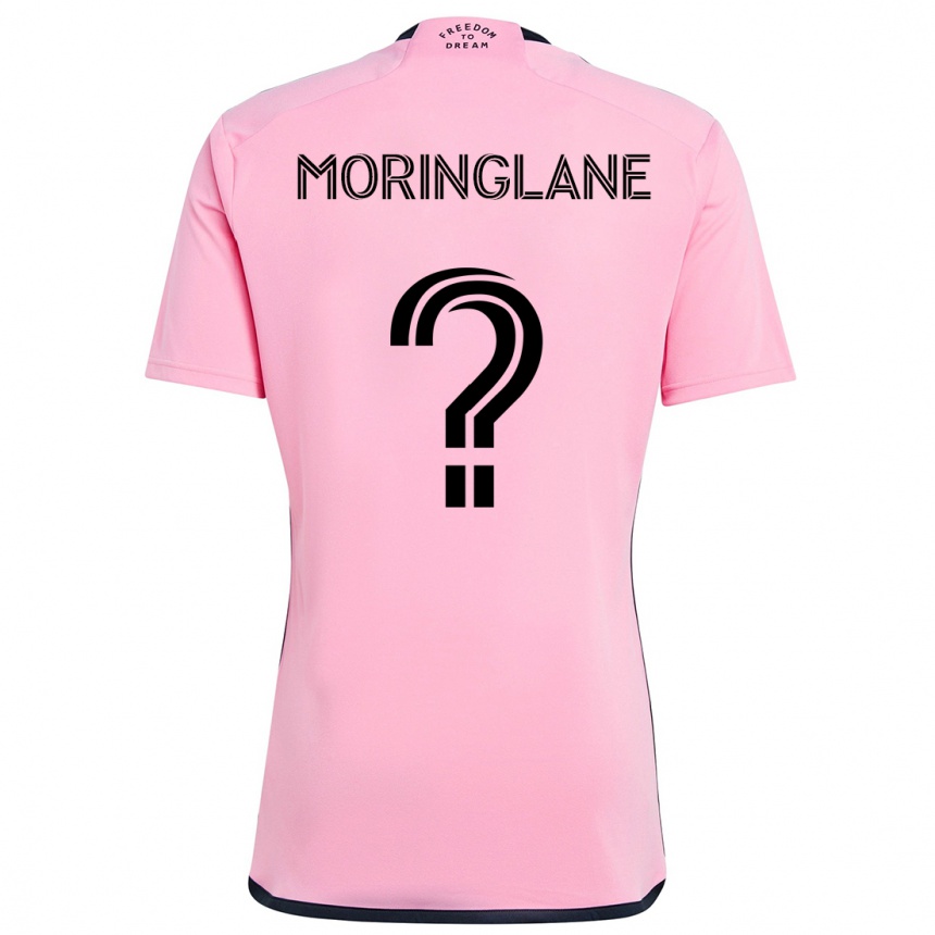 Moteriškas Luis Moringlane #0 Rožinis Namų Marškinėliai 2024/25 T-Shirt