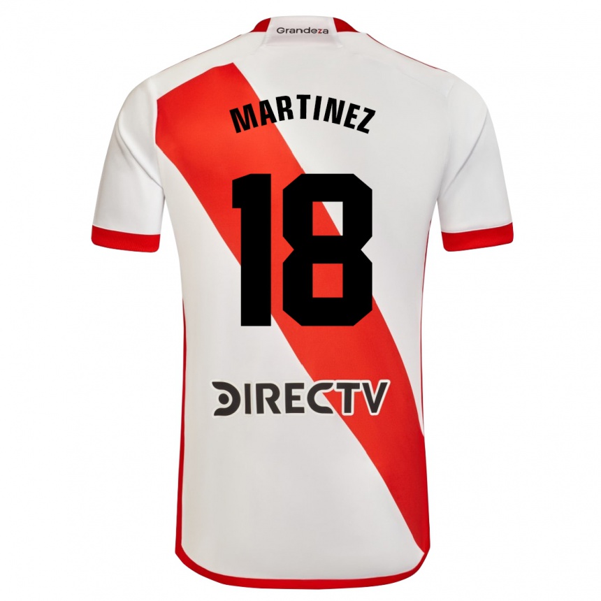 Moteriškas Pity Martínez #18 Balta Raudona Namų Marškinėliai 2024/25 T-Shirt