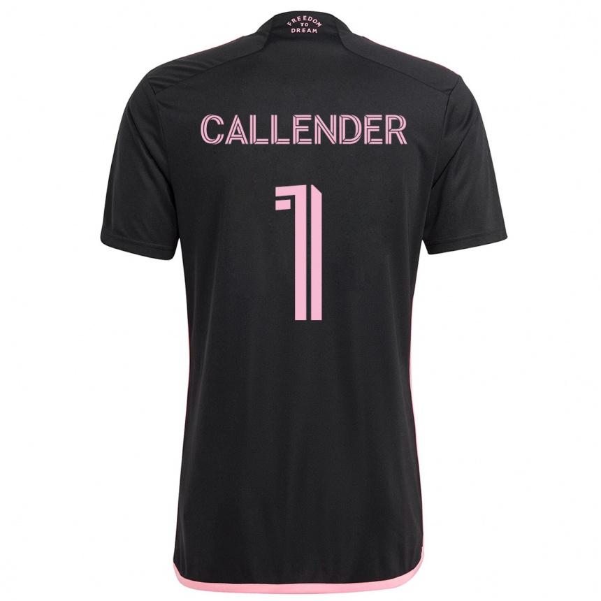 Moteriškas Drake Callender #1 Juoda Išvykos Marškinėliai 2024/25 T-Shirt