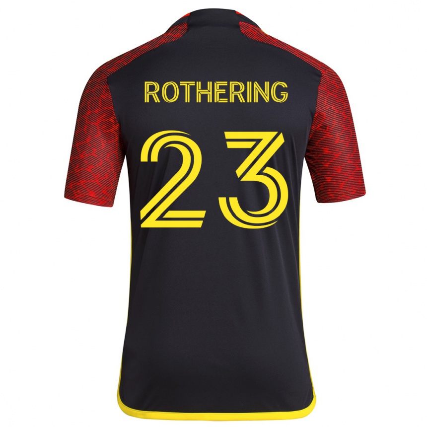 Moteriškas Holly Rothering #23 Raudona Juoda Išvykos Marškinėliai 2024/25 T-Shirt