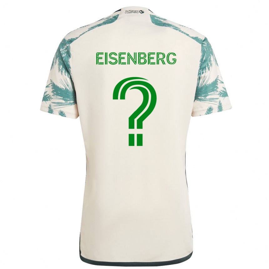 Moteriškas Max Eisenberg #0 Smėlio Ruda Išvykos Marškinėliai 2024/25 T-Shirt