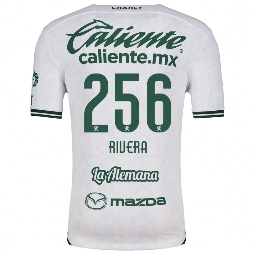 Moteriškas Fernando Rivera #256 Balta Žalia Išvykos Marškinėliai 2024/25 T-Shirt