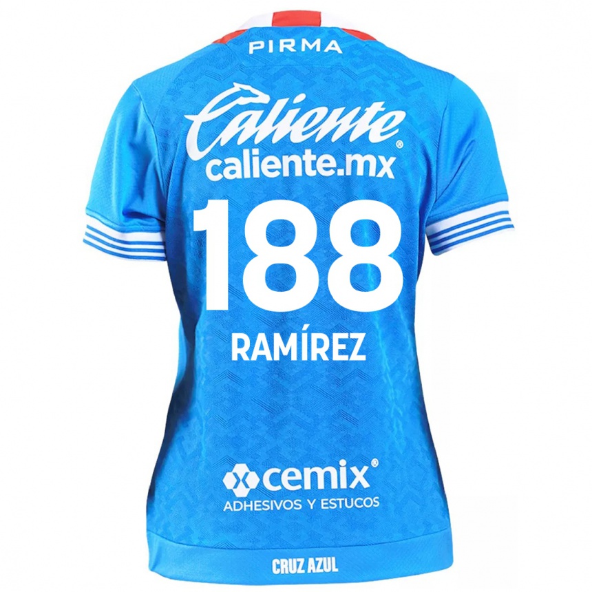 Vaikiškas Diego Ramírez #188 Dangaus Mėlynumo Namų Marškinėliai 2024/25 T-Shirt