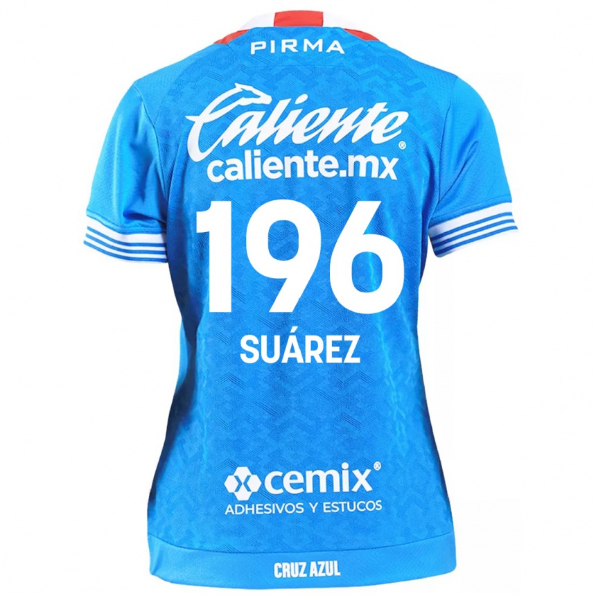 Vaikiškas Javier Suárez #196 Dangaus Mėlynumo Namų Marškinėliai 2024/25 T-Shirt