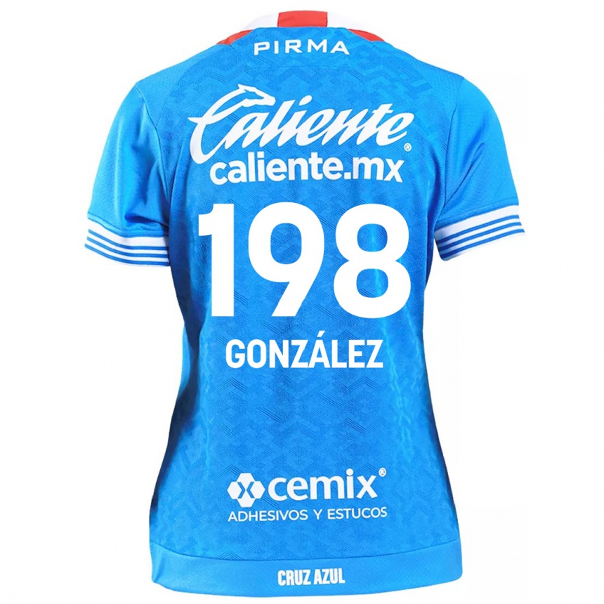 Vaikiškas Kenneth González #198 Dangaus Mėlynumo Namų Marškinėliai 2024/25 T-Shirt