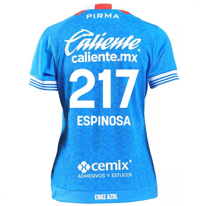 Vaikiškas Samuel Espinosa #217 Dangaus Mėlynumo Namų Marškinėliai 2024/25 T-Shirt