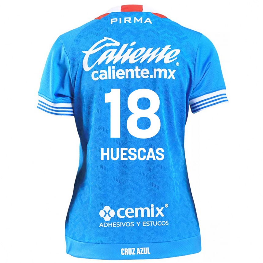 Vaikiškas Rodrigo Huescas #18 Dangaus Mėlynumo Namų Marškinėliai 2024/25 T-Shirt