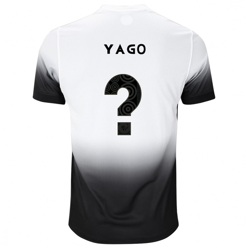 Vaikiškas Yago #0 Balta Juoda Namų Marškinėliai 2024/25 T-Shirt