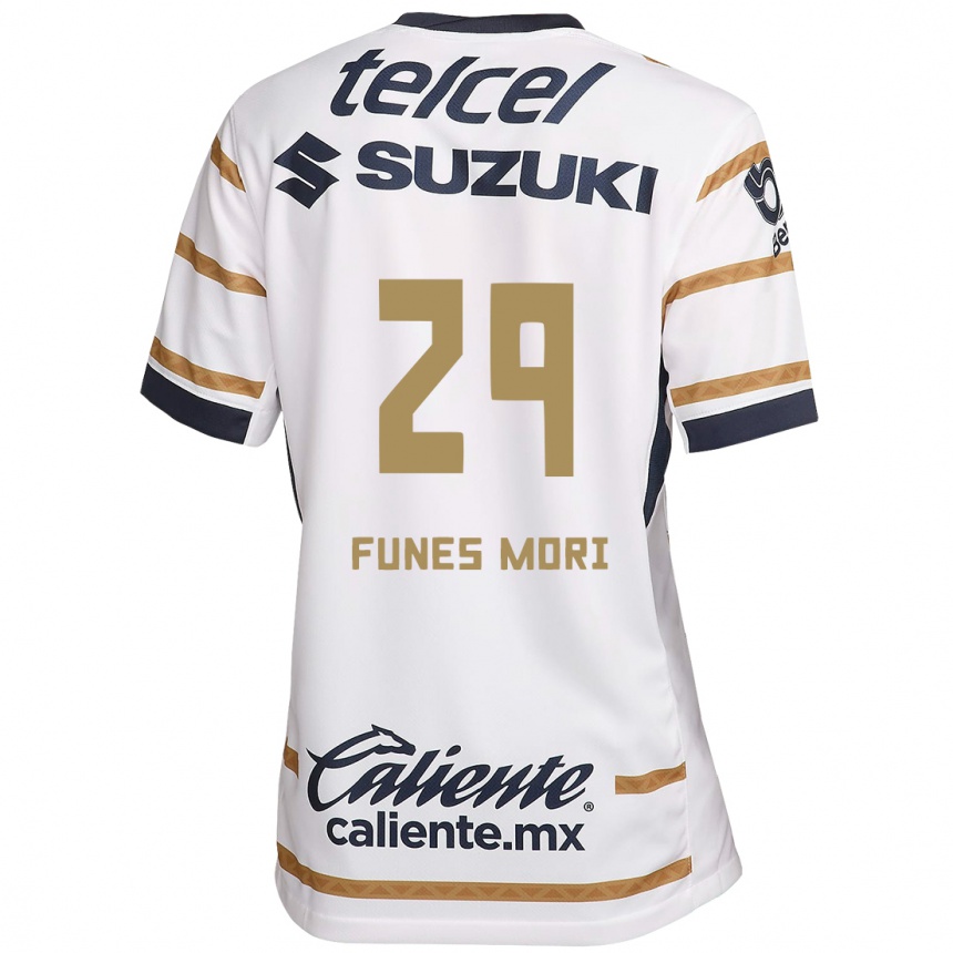 Vaikiškas Rogelio Funes Mori #29 Baltasis Obsidianas Namų Marškinėliai 2024/25 T-Shirt