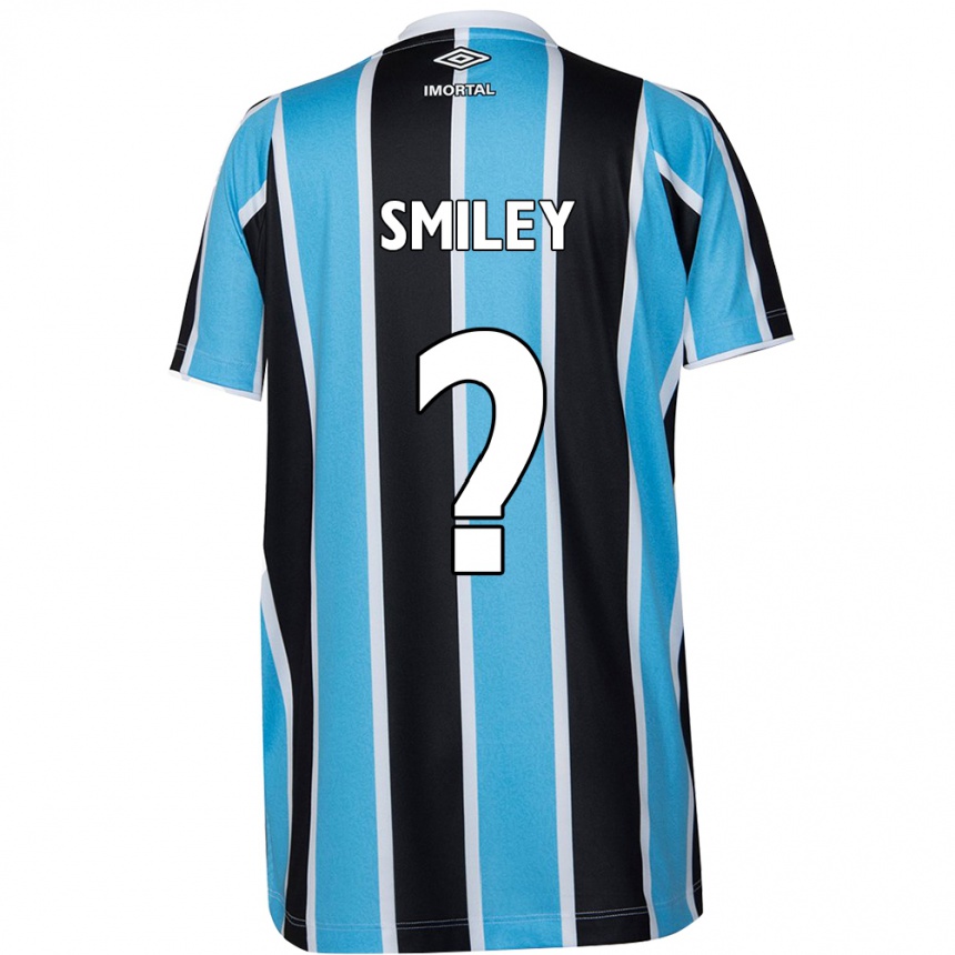 Vaikiškas Smiley #0 Mėlyna Juoda Balta Namų Marškinėliai 2024/25 T-Shirt