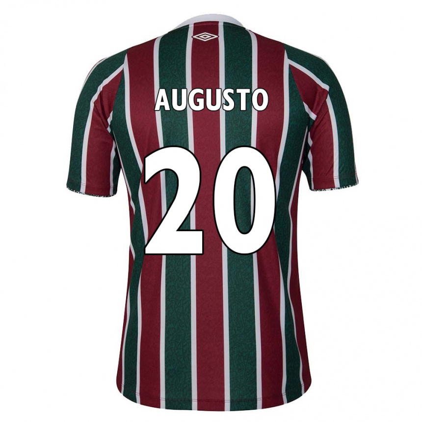 Vaikiškas Renato Augusto #20 Žalia Kaštoninė Balta Namų Marškinėliai 2024/25 T-Shirt