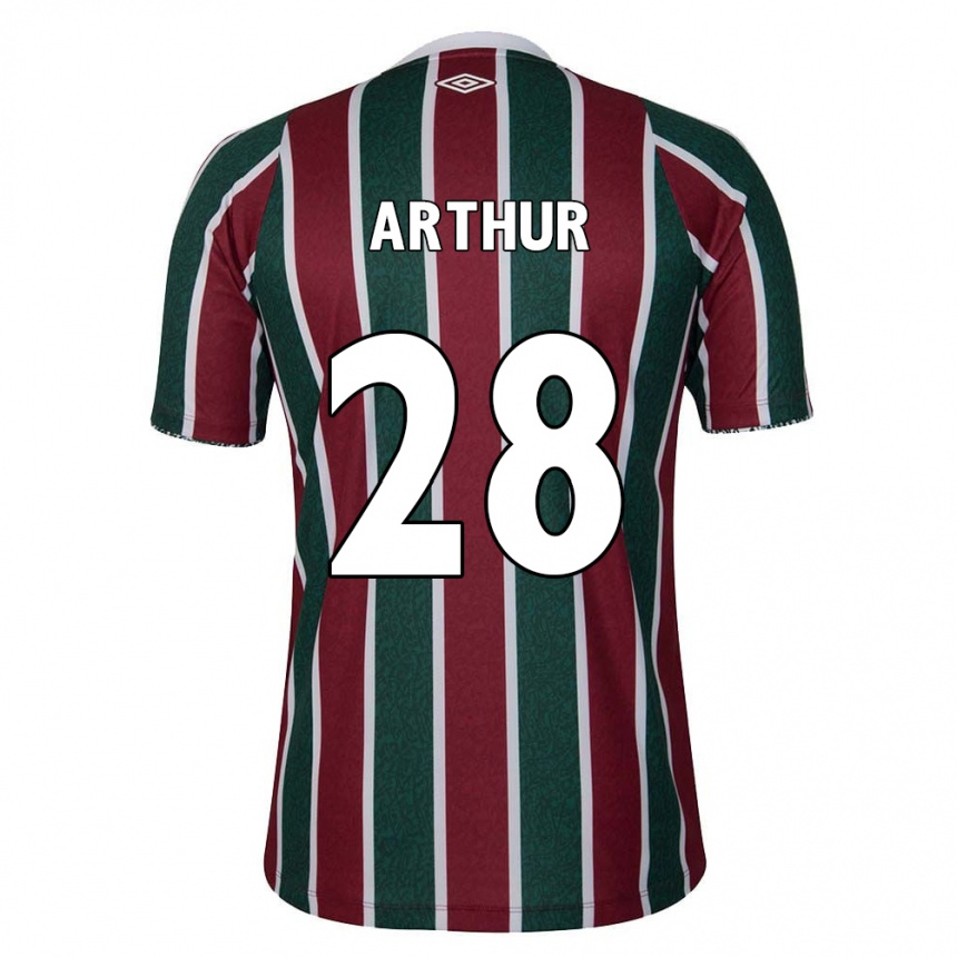 Vaikiškas Arthur #28 Žalia Kaštoninė Balta Namų Marškinėliai 2024/25 T-Shirt