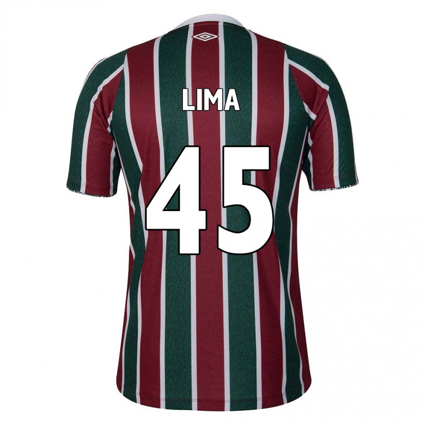 Vaikiškas Lima #45 Žalia Kaštoninė Balta Namų Marškinėliai 2024/25 T-Shirt