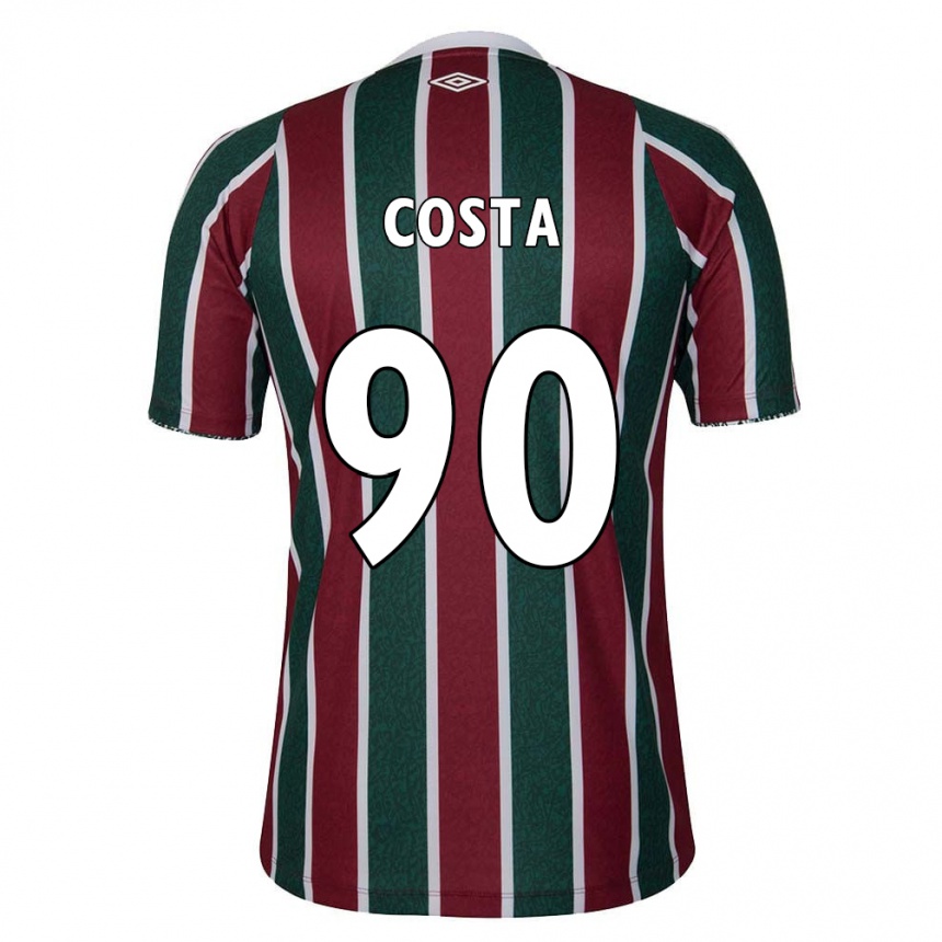 Vaikiškas Douglas Costa #90 Žalia Kaštoninė Balta Namų Marškinėliai 2024/25 T-Shirt