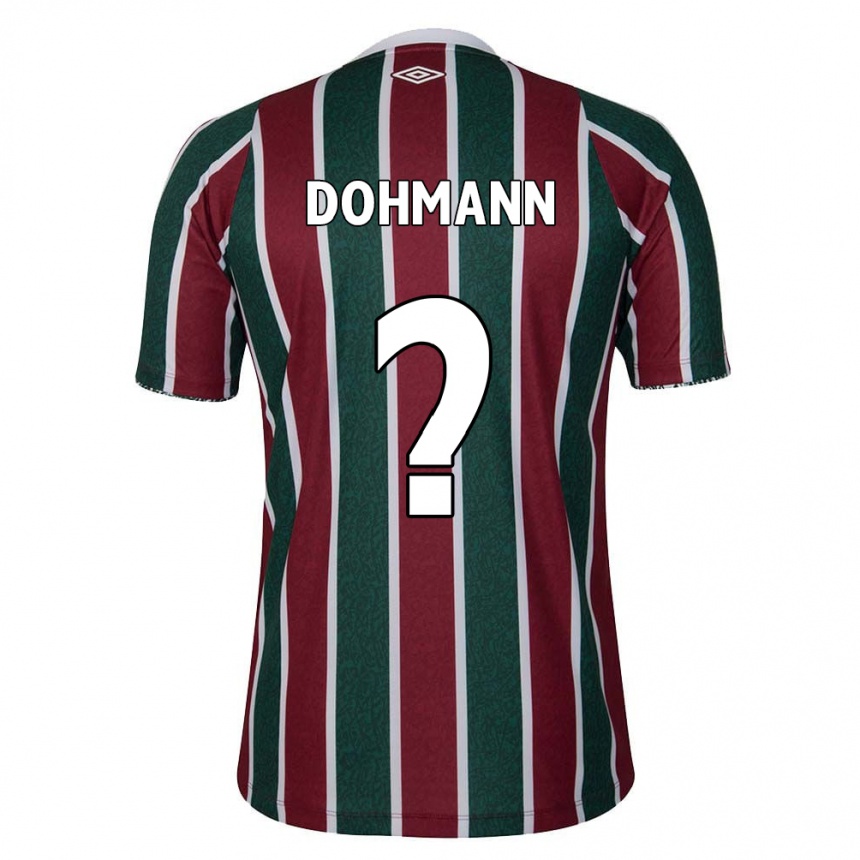 Vaikiškas Dohmann #0 Žalia Kaštoninė Balta Namų Marškinėliai 2024/25 T-Shirt