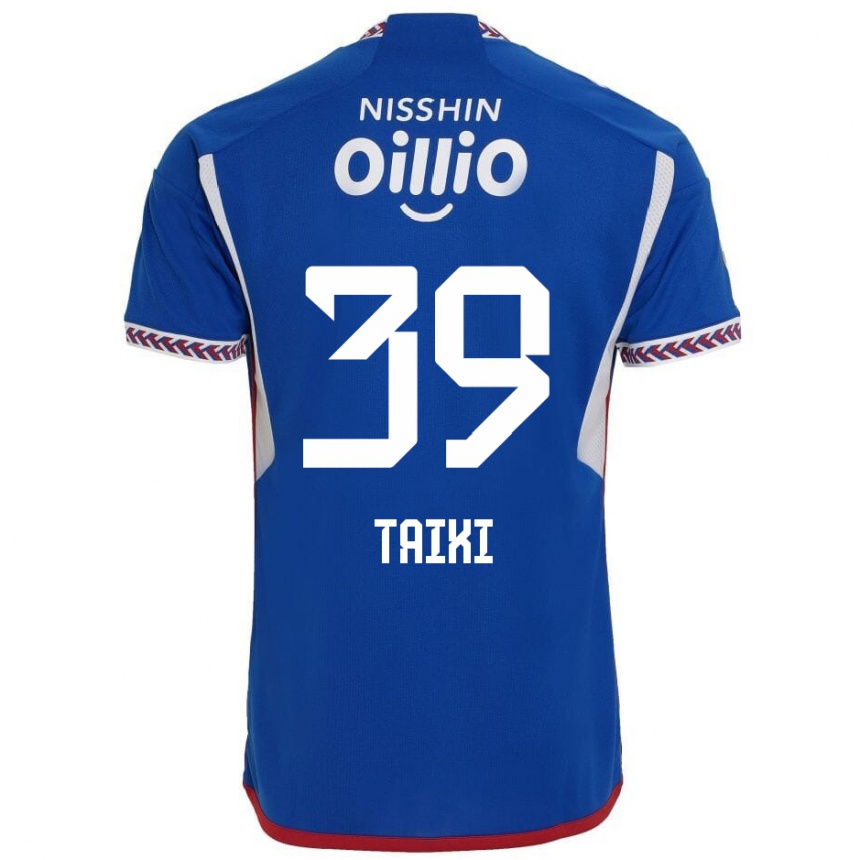 Vaikiškas Taiki Watanabe #39 Mėlyna Balta Raudona Namų Marškinėliai 2024/25 T-Shirt