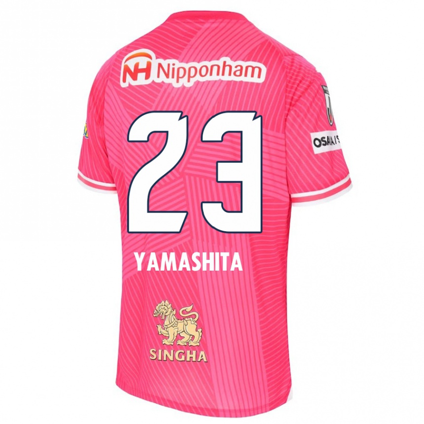 Vaikiškas Tatsuya Yamashita #23 Rožinė Balta Namų Marškinėliai 2024/25 T-Shirt