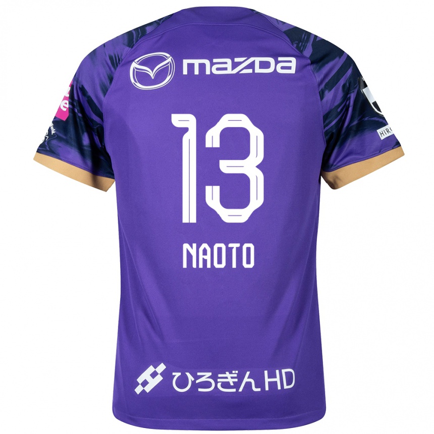 Vaikiškas Naoto Arai #13 Violetinė Balta Namų Marškinėliai 2024/25 T-Shirt