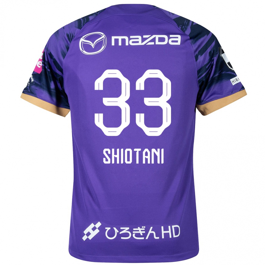 Vaikiškas Tsukasa Shiotani #33 Violetinė Balta Namų Marškinėliai 2024/25 T-Shirt