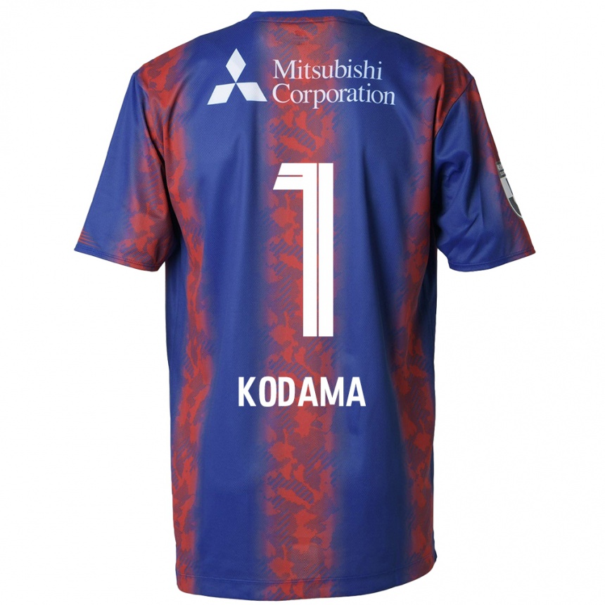 Vaikiškas Tsuyoshi Kodama #1 Mėlyna Raudona Namų Marškinėliai 2024/25 T-Shirt