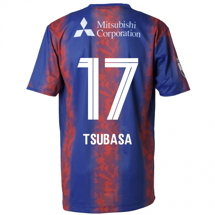 Vaikiškas Tsubasa Terayama #17 Mėlyna Raudona Namų Marškinėliai 2024/25 T-Shirt