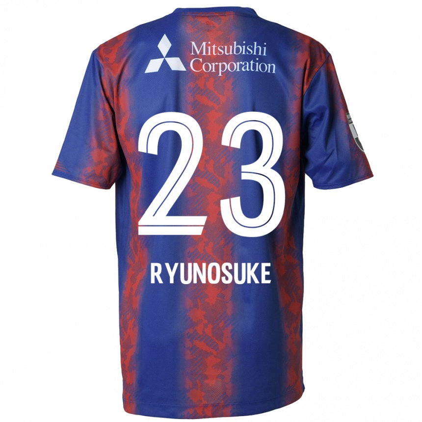 Vaikiškas Ryunosuke Sato #23 Mėlyna Raudona Namų Marškinėliai 2024/25 T-Shirt