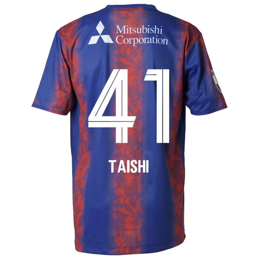 Vaikiškas Taishi Brandon Nozawa #41 Mėlyna Raudona Namų Marškinėliai 2024/25 T-Shirt