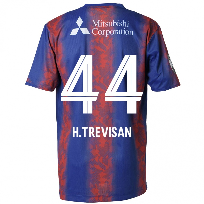 Vaikiškas Henrique Trevisan #44 Mėlyna Raudona Namų Marškinėliai 2024/25 T-Shirt