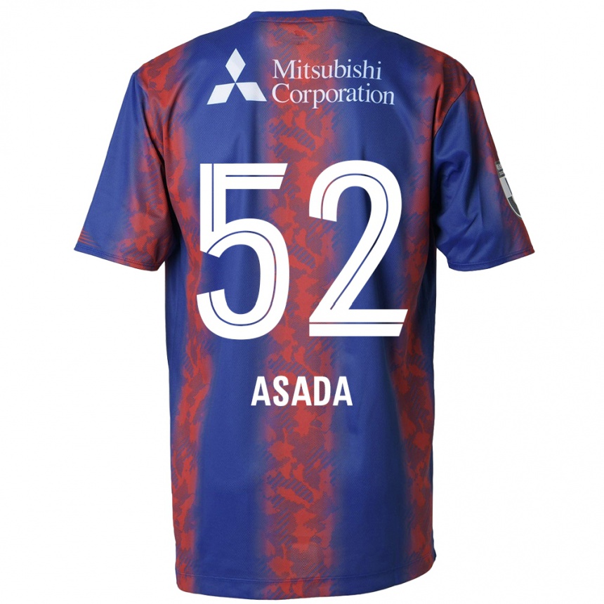 Vaikiškas Rui Asada #52 Mėlyna Raudona Namų Marškinėliai 2024/25 T-Shirt