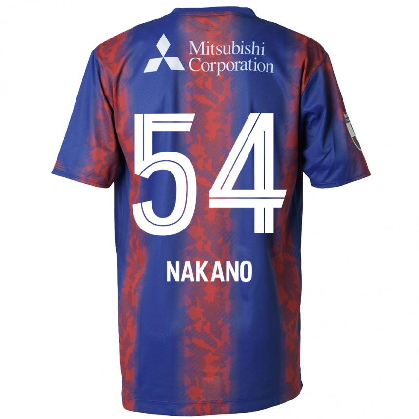 Vaikiškas Yui Nakano #54 Mėlyna Raudona Namų Marškinėliai 2024/25 T-Shirt