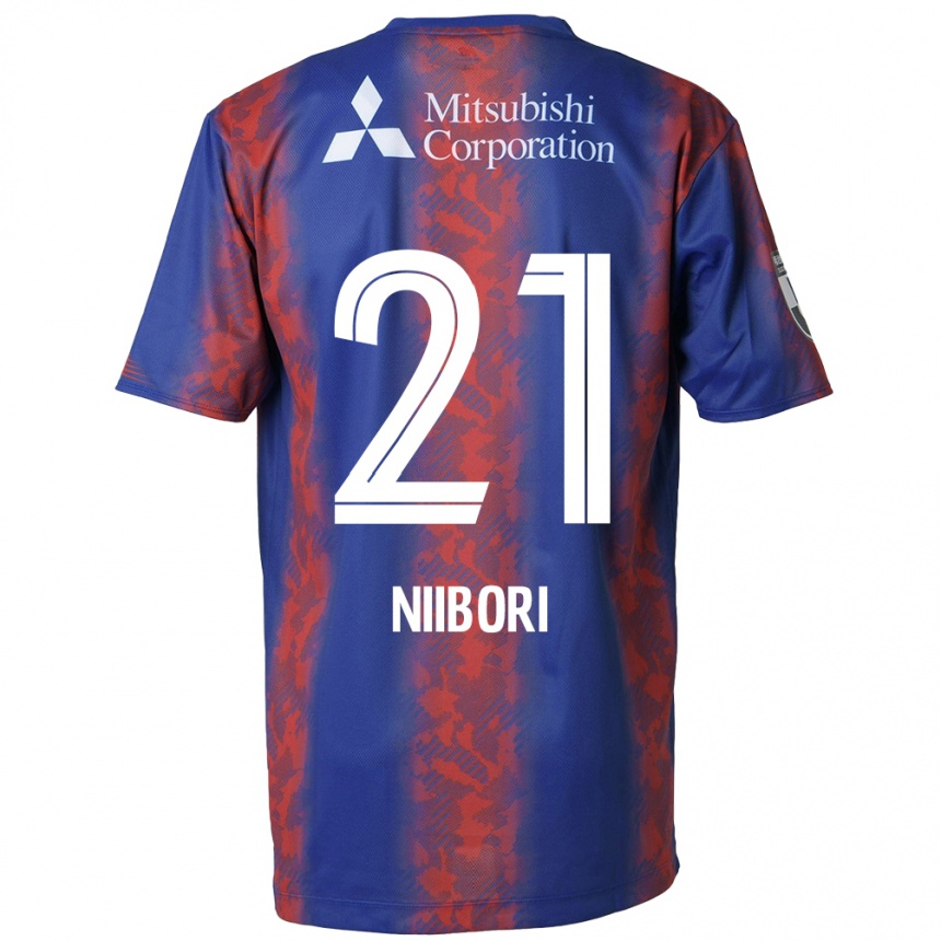 Vaikiškas Keita Niibori #21 Mėlyna Raudona Namų Marškinėliai 2024/25 T-Shirt