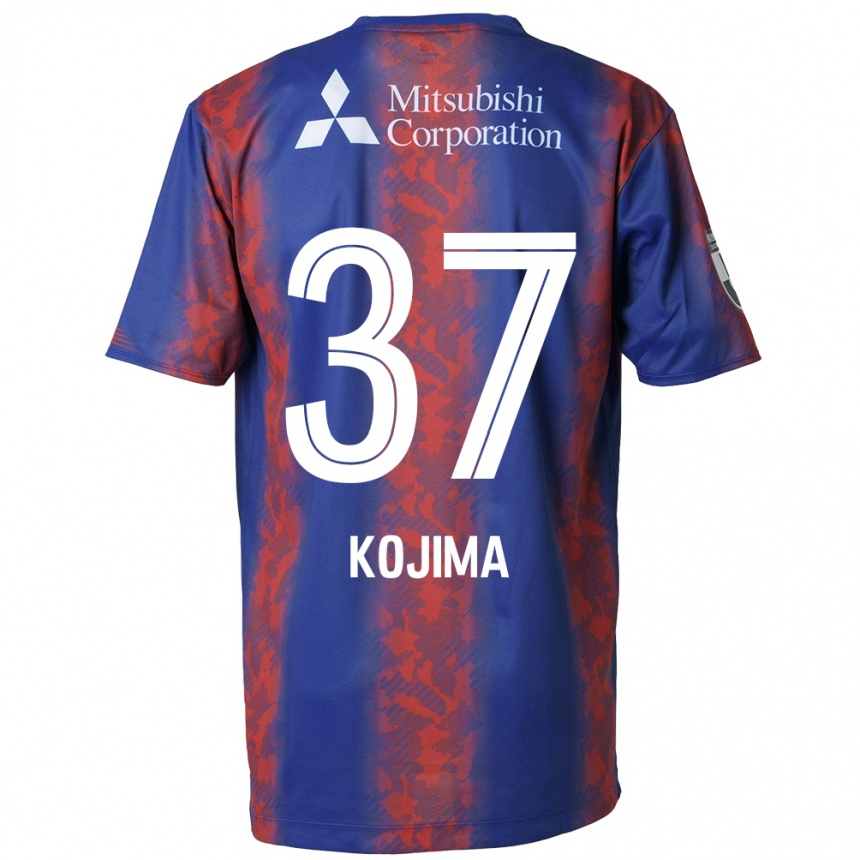 Vaikiškas Satsuki Kojima #37 Mėlyna Raudona Namų Marškinėliai 2024/25 T-Shirt