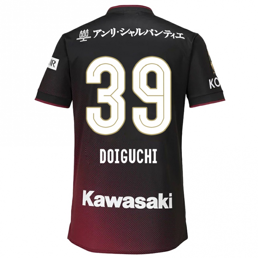 Vaikiškas Ritsu Doiguchi #39 Juoda Raudona Namų Marškinėliai 2024/25 T-Shirt