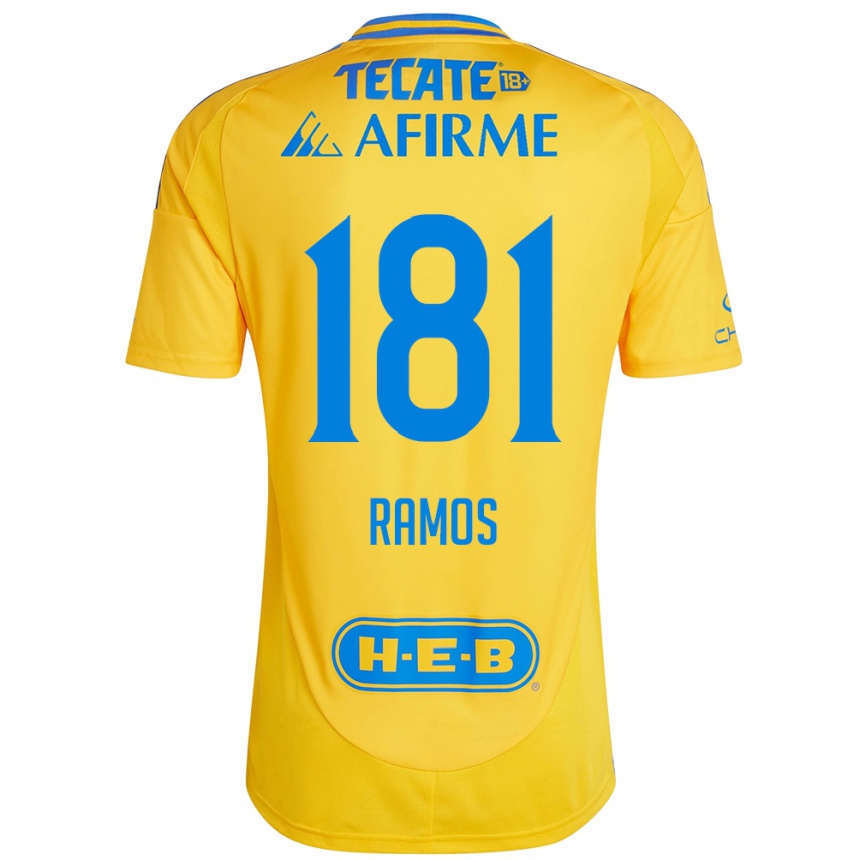 Vaikiškas Anthony Ramos #181 Auksinė Geltona Namų Marškinėliai 2024/25 T-Shirt