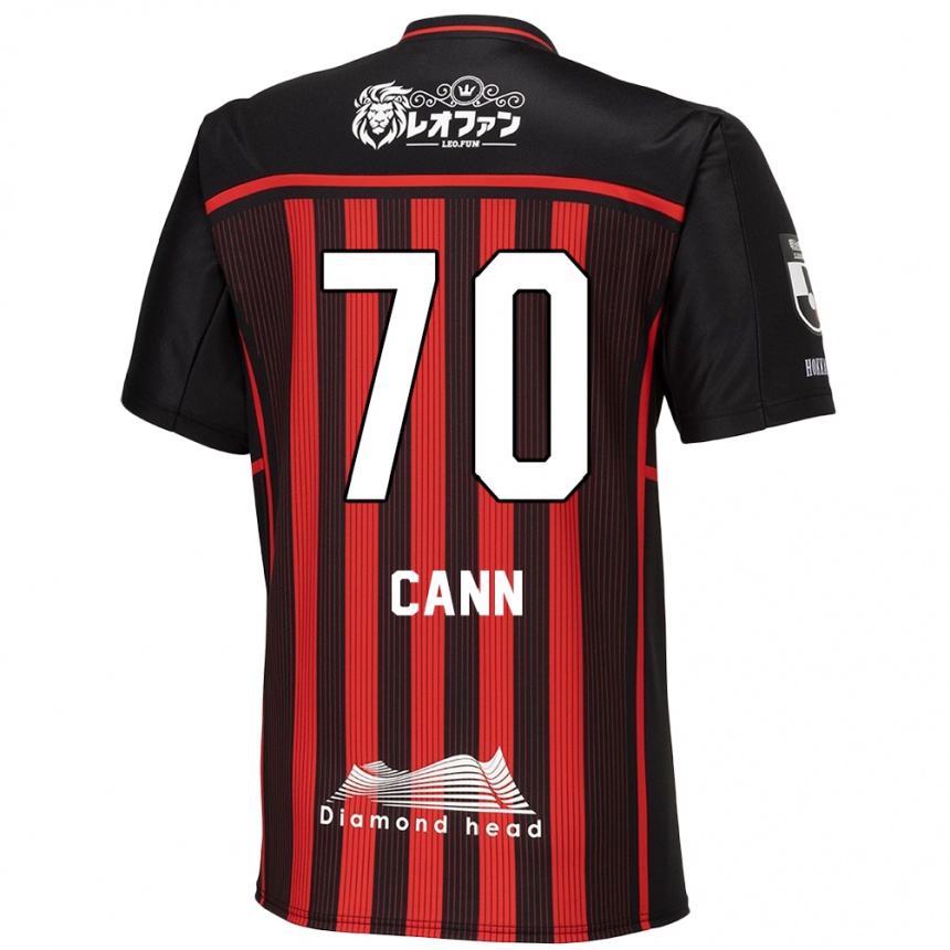 Vaikiškas Francis Cann #70 Raudona Juoda Namų Marškinėliai 2024/25 T-Shirt