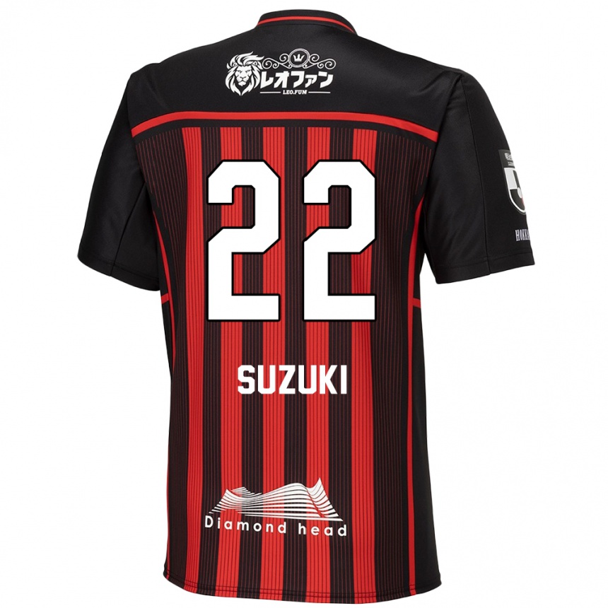 Vaikiškas So Suzuki #22 Raudona Juoda Namų Marškinėliai 2024/25 T-Shirt