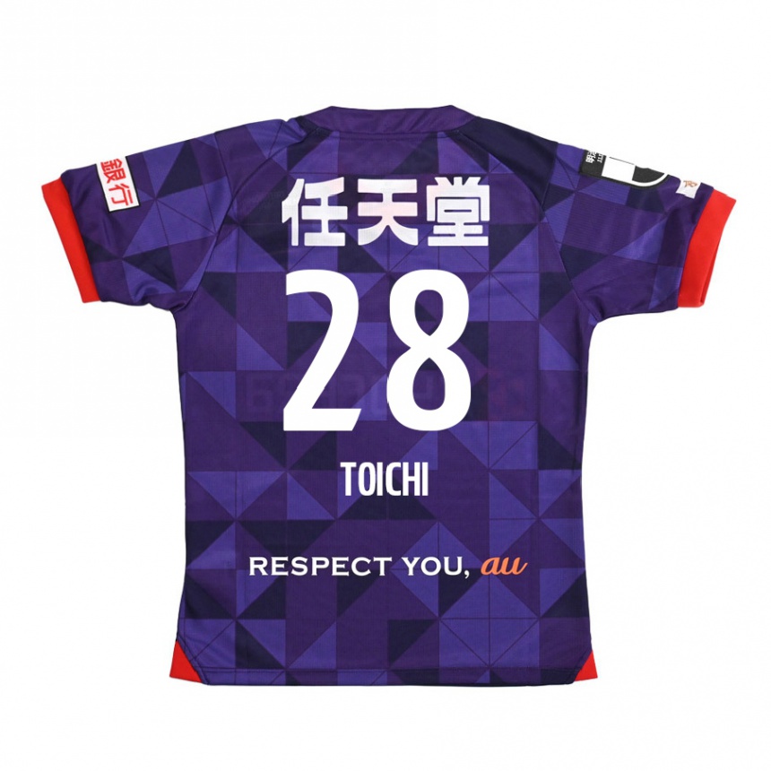 Vaikiškas Toichi Suzuki #28 Violetinė Balta Namų Marškinėliai 2024/25 T-Shirt