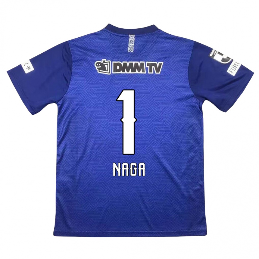 Vaikiškas Takumi Nagaishi #1 Tamsiai Mėlyna Namų Marškinėliai 2024/25 T-Shirt