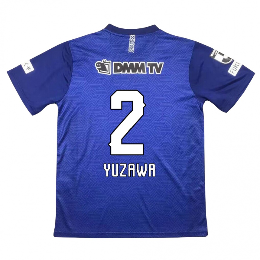 Vaikiškas Masato Yuzawa #2 Tamsiai Mėlyna Namų Marškinėliai 2024/25 T-Shirt