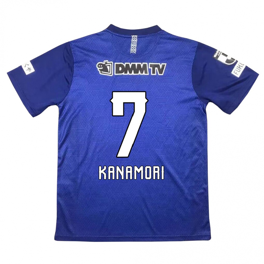 Vaikiškas Takeshi Kanamori #7 Tamsiai Mėlyna Namų Marškinėliai 2024/25 T-Shirt