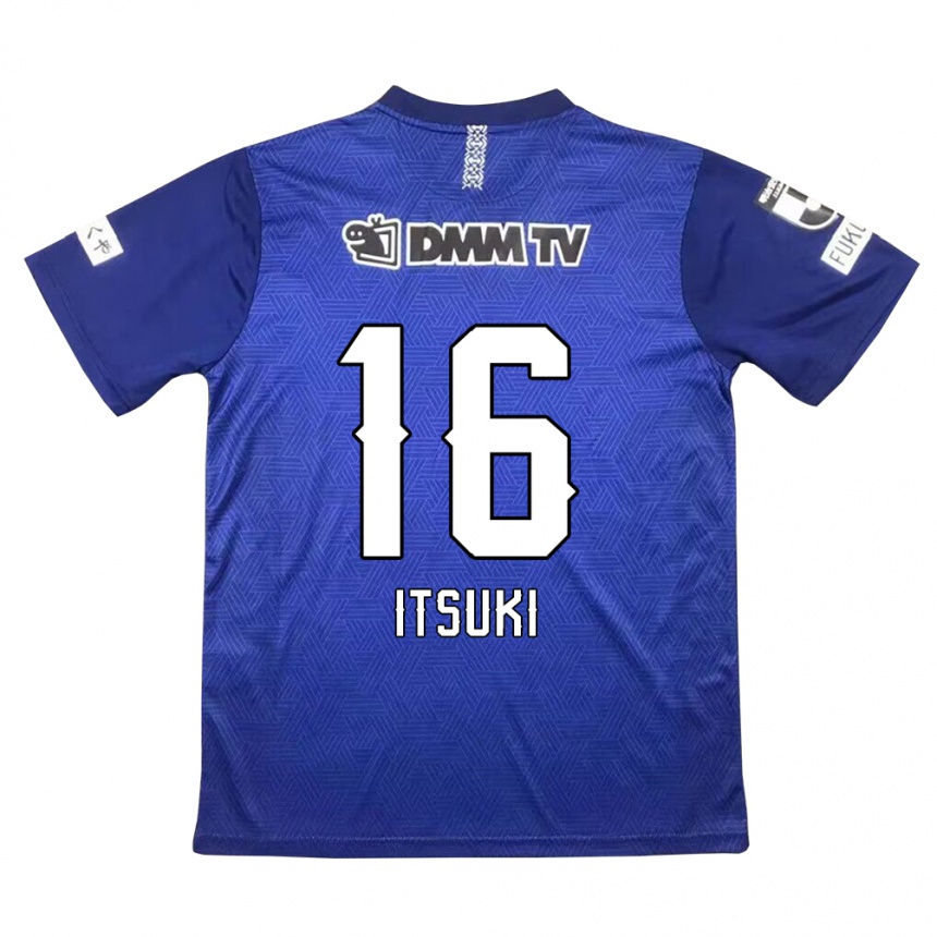 Vaikiškas Itsuki Oda #16 Tamsiai Mėlyna Namų Marškinėliai 2024/25 T-Shirt