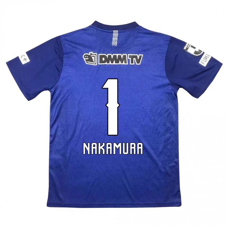 Vaikiškas Seigo Nakamura #1 Tamsiai Mėlyna Namų Marškinėliai 2024/25 T-Shirt