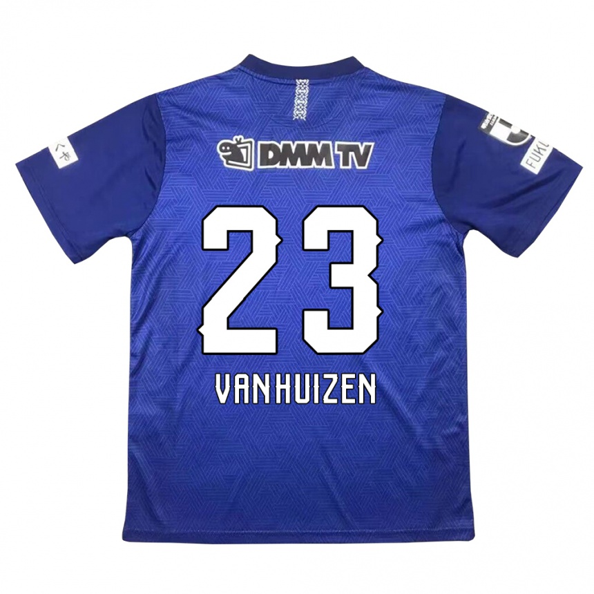 Vaikiškas Haruki Christopher Van Huizen #23 Tamsiai Mėlyna Namų Marškinėliai 2024/25 T-Shirt