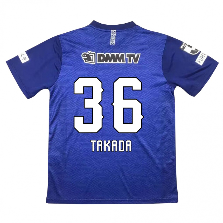 Vaikiškas Seiya Takada #36 Tamsiai Mėlyna Namų Marškinėliai 2024/25 T-Shirt