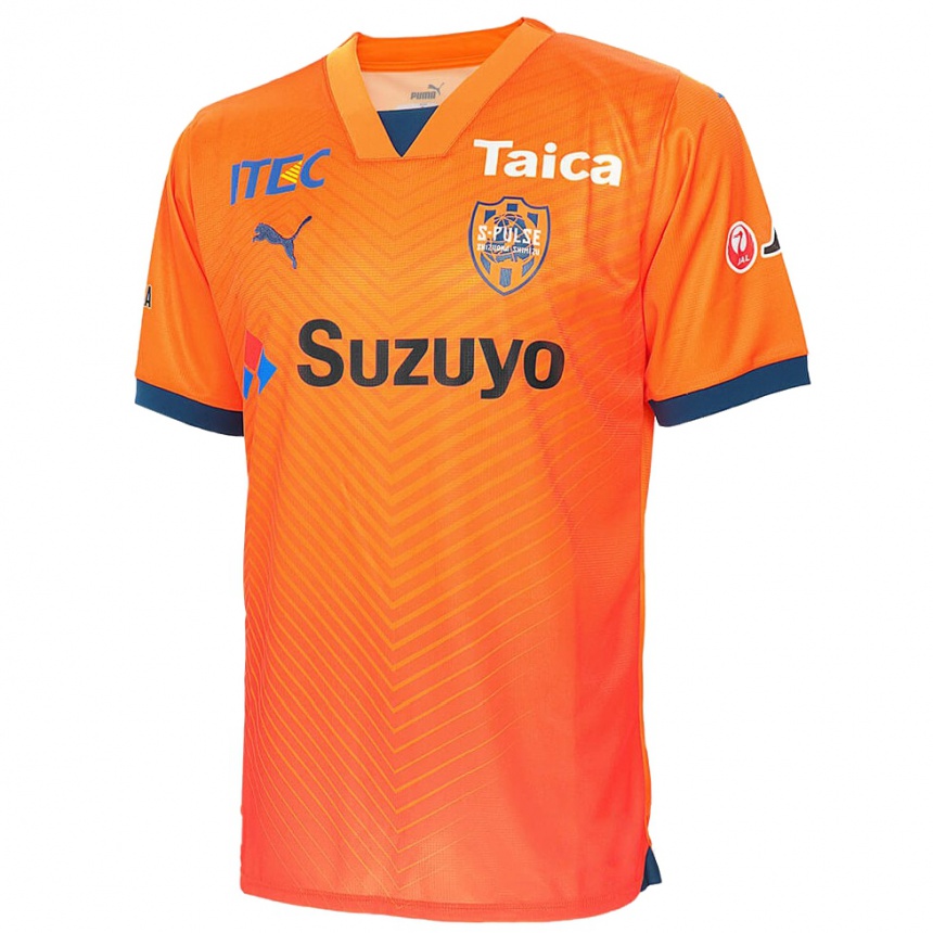 Vaikiškas Atsuki Nakayama #15 Oranžinė Mėlyna Namų Marškinėliai 2024/25 T-Shirt