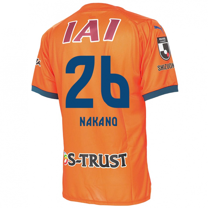 Vaikiškas Takeru Nakano #26 Oranžinė Mėlyna Namų Marškinėliai 2024/25 T-Shirt