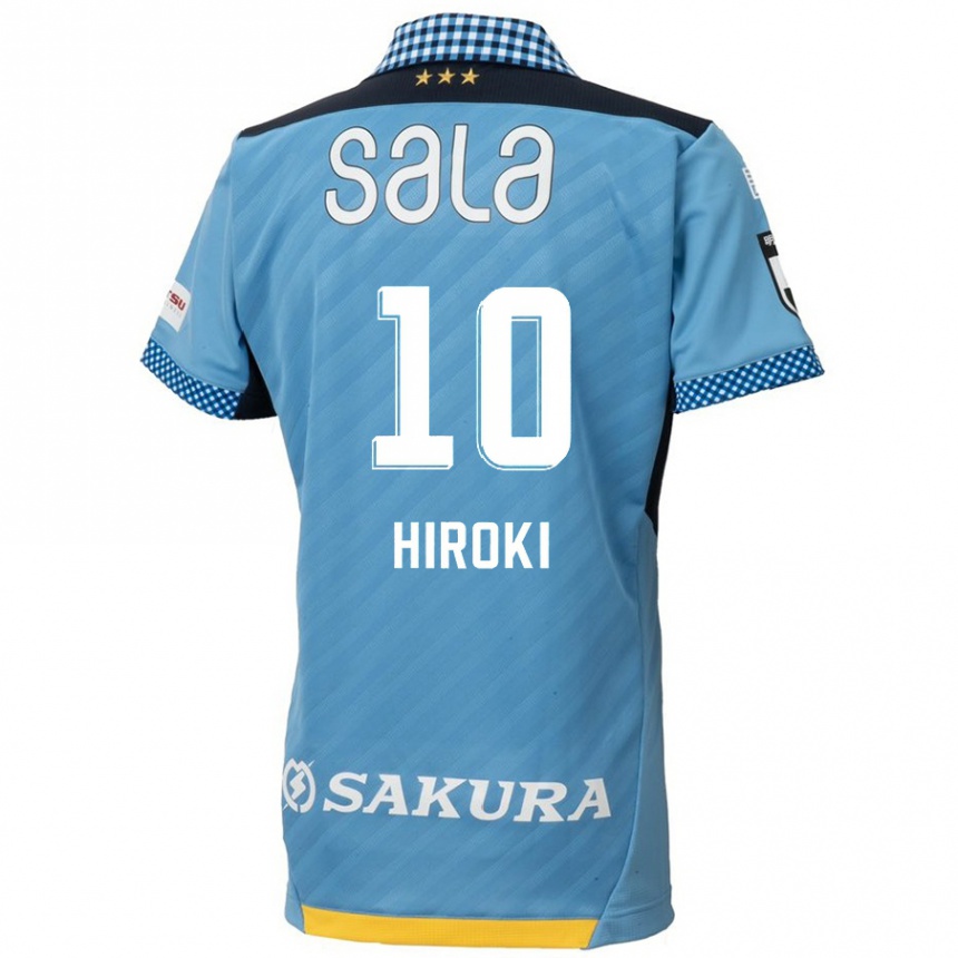 Vaikiškas Hiroki Yamada #10 Mėlyna Juoda Namų Marškinėliai 2024/25 T-Shirt